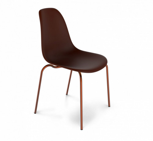 стул dsr коричневый s30 (eames style) в Якутске