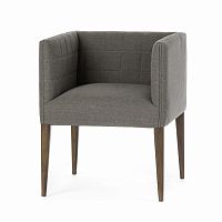 кресло penelope dining chair серое в Якутске