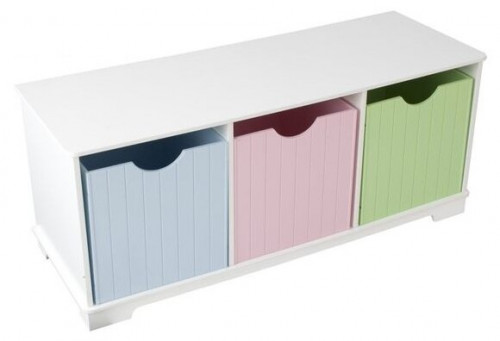 скамья kidkraft storage bench pastel (14565) в Якутске