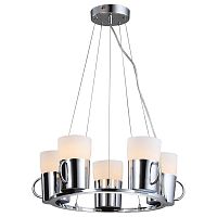 подвесная люстра arte lamp brooklyn a9484sp-5cc хром в Якутске