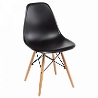 стул деревянный eames pc-015 black в Якутске