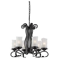 подвесная люстра arte lamp scroll a7915lm-6bk в Якутске