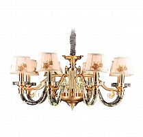 подвесная люстра idlamp michel 404/8-ledoldbronze в Якутске