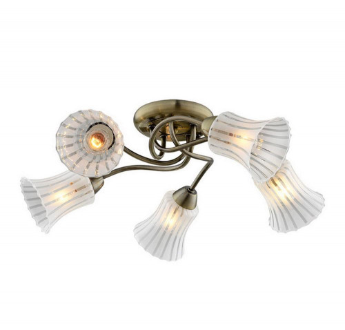 потолочная люстра idlamp nanzen 245/5pf-oldbronze в Якутске