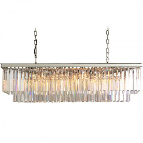 люстра odeon l80 silver&glass серая, прозрачная в Якутске