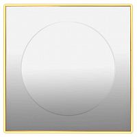 зеркало золотое квадратное 80х80 см с центральной круглой вставкой в Якутске