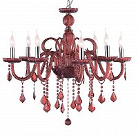 подвесная люстра ideal lux giudecca sp8 rosso в Якутске