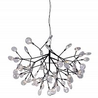 подвесная люстра crystal lux evita sp63 black/transparent в Якутске