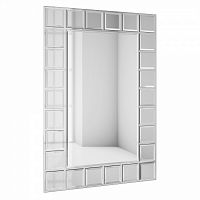 зеркало большое венецианское с фацетом белое слайс-2 в Якутске