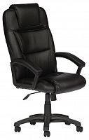 компьютерное кресло tetchair бергамо (крестовина пластик, обивка кож/зам) для руководителя в Якутске