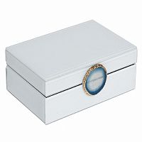 шкатулка для украшений белая 20x7,5x14 см в Якутске