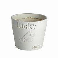 цветочный горшок lucky белый в Якутске