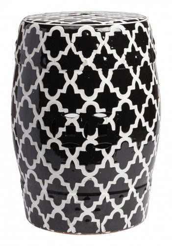 керамический столик-табурет istanbul stool black в Якутске