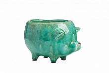 цветочный горшок pig planter голубой в Якутске