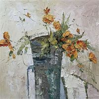 картина маслом оранжевый в Якутске