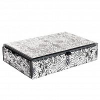 шкатулка для украшений кобра серая 23x15x5 см в Якутске