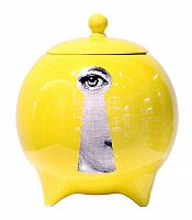 декоративная ваза с крышкой пьеро форназетти la chiave yellow в Якутске