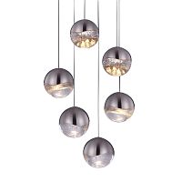 подвесной светильник globo 6u nickel от delight collection в Якутске