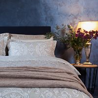 комплект постельного белья decoflux сатин семейный victoria ivory в Якутске