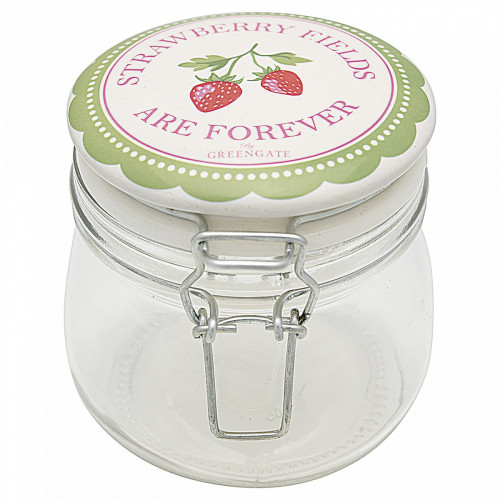 банка стеклянная strawberry pale green в Якутске