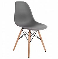 стул деревянный pc-015 серый (eames style) в Якутске