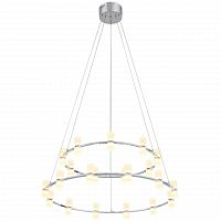 подвесная светодиодная люстра st luce cilindro sl799.103.21 белая в Якутске