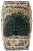 керамический столик-табурет garden stool с павлином в Якутске