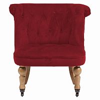 кресло amelie french country chair красное в Якутске