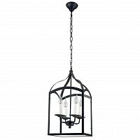 дизайнерская подвесная люстра spot light cage 9500404 черная в Якутске