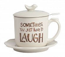 чайный набор sometimes you just have to laugh в Якутске