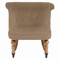 кресло amelie french country chair светло-коричневое в Якутске