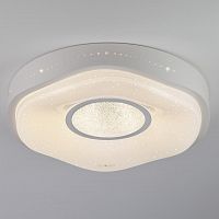 потолочный светодиодный светильник eurosvet shine 40011/1 led белый в Якутске