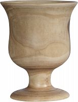 ваза кубок деревянная 17х22 см goblet в Якутске