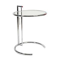 стол журнальный eileen gray style cocktail table e-1027 прозрачный в Якутске