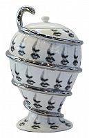 декоративная ваза с крышкой пьеро форназетти serpentino silver в Якутске