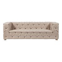 диван soho tufted прямой бежевый в Якутске