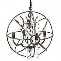 люстра foucault's orb crystal (47*47*64) коричневая в Якутске