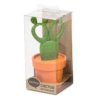 ножницы cactus с держателем, оранжевые с зеленым в Якутске