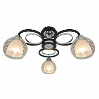 потолочная люстра arte lamp ginevra a1604pl-3bk в Якутске