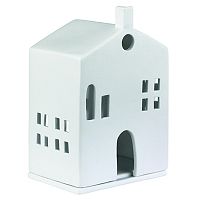 подсвечник-домик белый с круглыми окном light house round door в Якутске