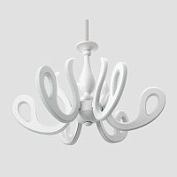 потолочная светодиодная люстра ambrella light orbital classic fk81/6 wh 292w d640 белая в Якутске