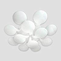 потолочная светодиодная люстра ambrella light orbital cloud fc26/12 wh 432w d1140 в Якутске