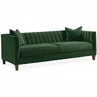 диван penelope sofa прямой зеленый в Якутске