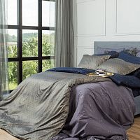 комплект постельного белья decoflux сатин евро twist dark в Якутске