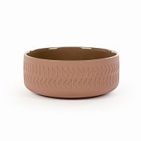 тарелка tactile диаметр 15 коричневый в Якутске