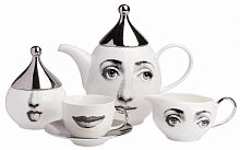 чайный сервиз пьеро форназетти faces silver в Якутске
