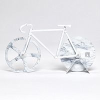нож для пиццы из нержавеющей стали the fixie, белый мрамор в Якутске