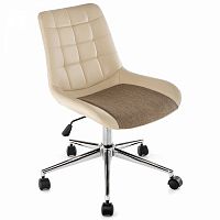 кресло компьютерное marco beige fabric бежевое в Якутске