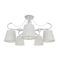 потолочная люстра idlamp vilucchio 556/5pf-whitepatina в Якутске