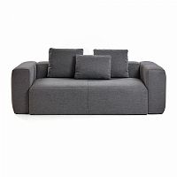 диван blok sofa 2 темно-серый от la forma (ex julia grup) в Якутске